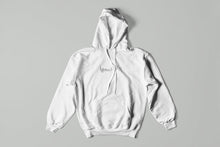 Load image into Gallery viewer, Limited Edition White &amp; Silver Embroidered Oversized Mama told ya Hoodie
